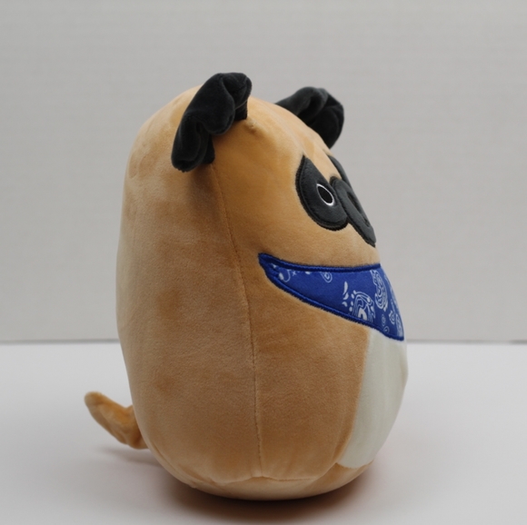 Squishmallows 2021 8" Prince the Pug with Bandana - Picture 5 of 12